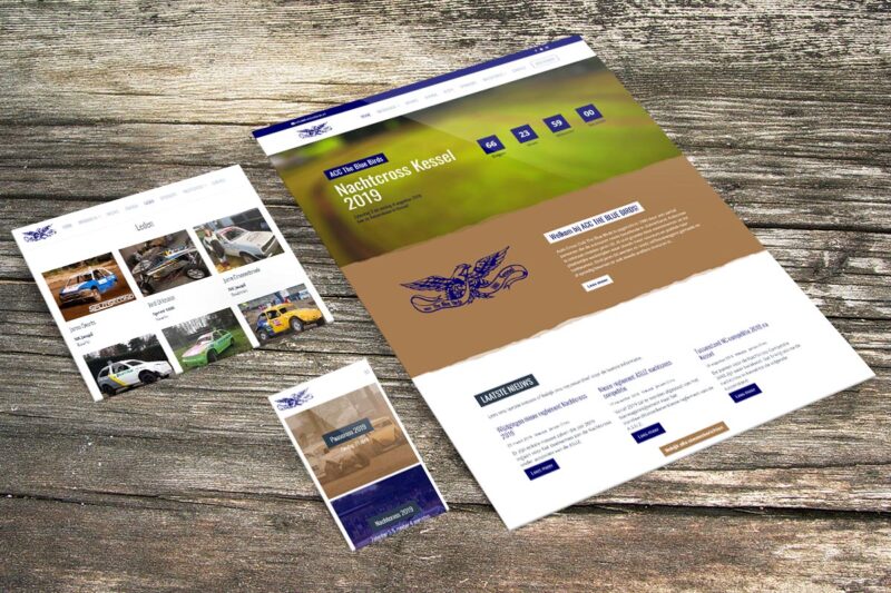Nieuwe website voor ACC The Blue Birds uit Kessel - Mediative webdesign & development, Beesel Limburg Nederland